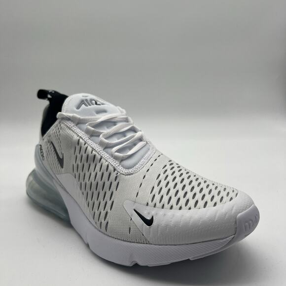 NIke Air Max 270 White Black AH8050 100 Mens Size 10.5 NEW Running Sneakers main image 4
